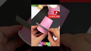 Mini kemra  disposal 🥤 cup ideas youtubeshorts artandcraft trending [upl. by Gerrilee]