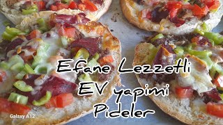 Evde Kendin Yap İster pizza de İster Pide delPide YapılışıHaftasonu Menüsü Kolay Tarifler [upl. by Gavrah496]