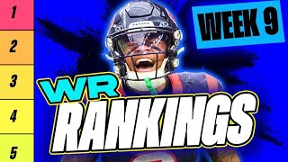 🔥 NEW Top 36 WR RANKINGS for Week 9 Fantasy Football 🚀  Fantasy Football Rankings [upl. by Klimesh]