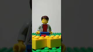 Lego Man PRESSES a Button lego legostopmotion cheese shorts [upl. by Nannie]