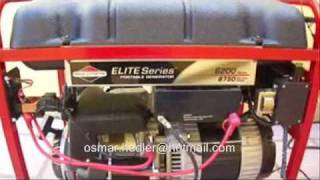 GERADOR DE ENERGIA BRIGGS amp STRATTON MOD 6200wmv [upl. by Eelatsyrc]