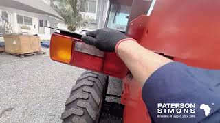 Manitou Telehandler Pre operation check part 1  Telehandler forklift  Telehandler Prestart check [upl. by Perzan]