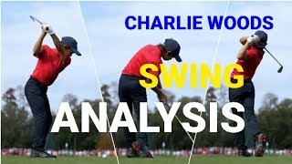 Swing analysis of Charlie Woods ⛳🏌‍♂️ [upl. by Idden]