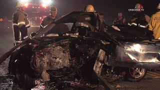 Two Killed in Horrible WrongWay Crash  Perris [upl. by Elder53]