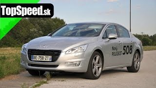 Test Peugeot 508 GT 22 HDi FAP TopSpeedsk [upl. by Neerac]