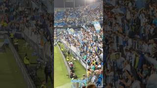 Malaga CF 10 FC Cartagena Ale ale ale hop forza Málaga de Grada de Animación al finalizar partido [upl. by Hewitt]