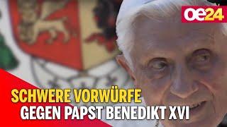 Missbrauchsskandal Schwere Vorwürfe gegen Papst Benedikt XVI [upl. by Bee]