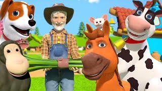 Old Macdonald Had a Farm  Kindergarten Nursery Rhymes for Kids by Little Treehouse [upl. by Yesnik]