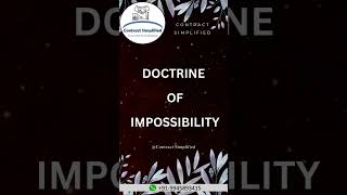 Doctrine of Impossibility education legaleducation [upl. by Anrev]