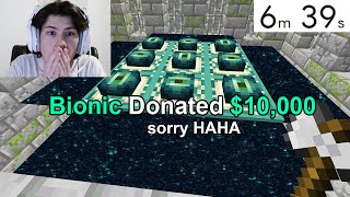 I Donated 10000 to ruin Streamers WORLD RECORD speedrun [upl. by Susan]