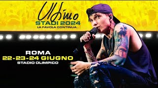 Ultimo quotStadi 2024quot I Concerti di Roma  Live at quotStadio Olimpicoquot Roma 222324 Giugno 2024 [upl. by Kizzie]