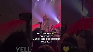 Yellowcard “Only One” Manchester 02 Victoria  UK 2024 [upl. by Poyssick]