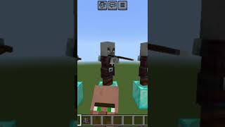 Minecraft pillager are so loyal in Minecraft viral gaming [upl. by Nodnart969]