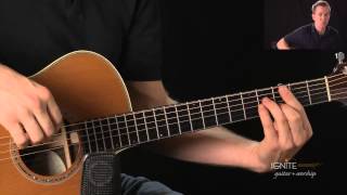 Jazzy Emphasis Strum Pattern with Chop  Learn Advanced Acoustic Guitar Lesson [upl. by Middlesworth]