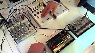 KOMA Elektronik Office Test KORG Volca Series with KOMA Pedals [upl. by Savil]