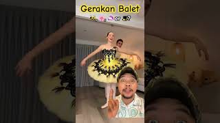 GERAKAN BALET YG LUCU ballet ballerina dance funny [upl. by Jecho847]