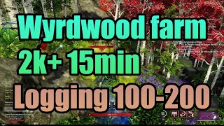 AMAZING WYRDWOOD FARM 2K 15 MIN LOGGING 100200 EDENGROVE [upl. by Blackman]