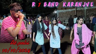 R1 Band Karanjve 🎈 Bollywod Song Garba 😱 Jigar Singer R1 👨‍🎤 AtPalsi 10102024🔥 [upl. by Nilson]