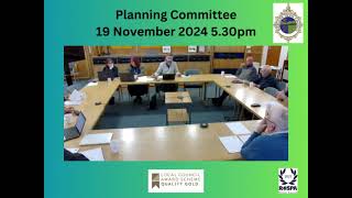 Planning Committee 19th November 2024 [upl. by Gustin]