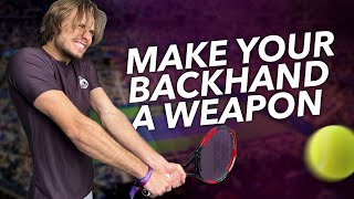 How to Hit an Explosive Backhand Tutorial from a Pro [upl. by Reffinnej]