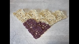 Tuto châle relief crochet [upl. by Annaiv]