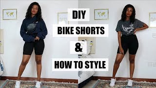 DIY Bike Cycling Shorts  How To Style [upl. by Ahsiner]