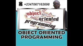 Object Oriented Programming OOP [upl. by Matthews874]