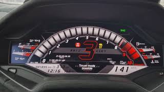 Lamborghini Huracan Performante 0220 kmh launch control [upl. by Bradway]