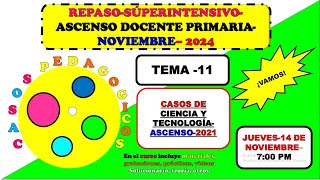 TEMA11ASCENSOPRIMARIACASOS DE CIENCIAAPLICADO EN EL 2021 [upl. by Daly]