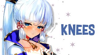 Nightcore Knees  Bebe Rexha Lyrics [upl. by Sorrows]