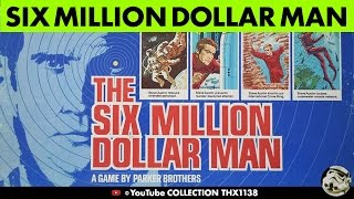 THE SIX MILLION DOLLAR MAN Board Game Parker Brothers amp Action Figures 1975  Collection THX1138 [upl. by Arihsa]