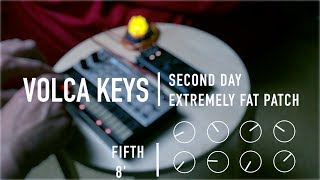 Korg Volca Keys  EXTREMELY FAT PATCH  Second day  by Michael Kert [upl. by Eiser]