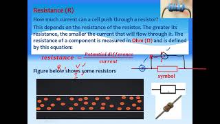 Current Voltage and Resistance Cambridge IGCSE O level Physics 0625 0972 5054 Lesson 61 part a [upl. by Siloam856]