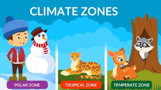 Climate Zones of the Earth  Weather and Climate  Types of Climate Zones [upl. by Leasia]