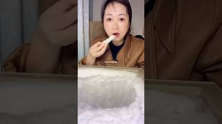 ASMR FREEZER FROST EDGES EATING [upl. by Nekcerb]