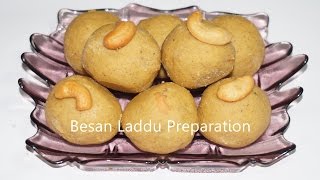 Besan Laddu Besan Ladoo Recipe in Telugu by Sirisiriplazacom [upl. by Gennie]