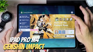 iPad Pro M4 Genshin Impact Gaming test Max Setting 120FPS [upl. by Chelsea]