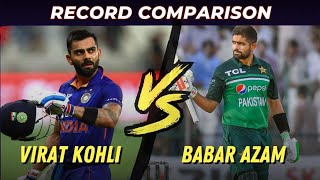 VIRAT KOHLI VS BABAR AZAM COMPARISON [upl. by Vernon]