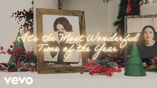 Mandy Moore  It’s The Most Wonderful Time Of The Year Lyric Video [upl. by Erhard]