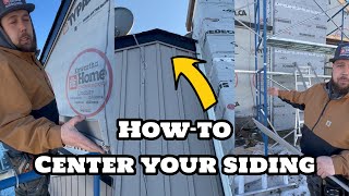 How To Layout Board amp Batten Siding Simple Trick [upl. by Novia714]