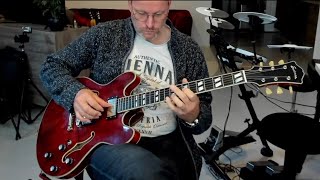 Jazz impro on an Eastman T486 semi hollow [upl. by Tooley137]