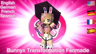 🐰 “Bunnix Transformation“ MIRACULOUS Fanmade  Mineimator Minecraft Animation 🇺🇸🇩🇪🇫🇷🇪🇸 [upl. by Herstein]