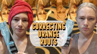 Fixing Orange Roots with Wella Color Tango Toner CT14 [upl. by Tawney]