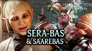 Dragon Age Inquisition  Trespasser  Serabas just like Saarebas Bull amp Sera hilarious banter [upl. by Angeli]