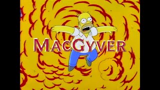 Los Simpsons  Opening MacGyver [upl. by Verdha]