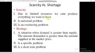 Scarcity choice and opportunity cost [upl. by Adnat]