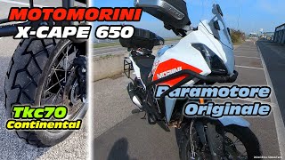 XCape 650 Paramotore Originale e Gomme Continental TKC 70  Costo di Asiago [upl. by Leamsi]