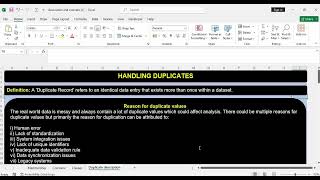 Part1 Introduction to duplicates [upl. by Argyres798]