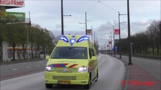 1642017 A1 Nieuwe Ambulance 03106 Met Spoed Naar Umcg Groningen Vanaf Ongeval Zuidlaren [upl. by Gannes]