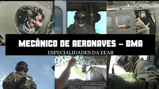 Especialidades EEAR MECÂNICO DE AERONAVES  BMA quotPilares da Aviaçãoquot [upl. by Elspet]